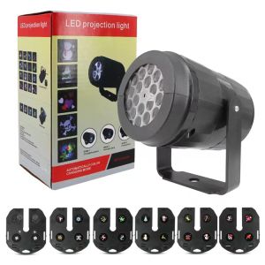 Christmas Snowflake Projector Light Large Decoration Christmas Party Laser Led Stage Light Rotating Xmas Lighting Garden Decor