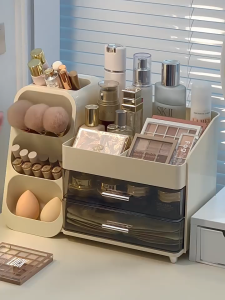 Skincare Makeup Organizer Cosmetic Organiser Dressing Table Cosmetic Dresser Storage Box