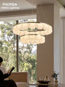 PARSA | Modern Luxury Crystal Pendant Light High Brightness Eye Protection