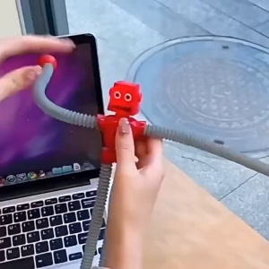 ของเล่นเด็กเสริมพัฒนาการ ตัวการ์ตูน ยืดหดได้ สำหรับเด็ก Robot Toy