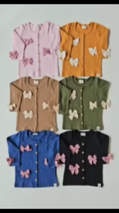 BOHOPANNA - RIBBON CARDIGAN BOHOPANNA - KAOS ANAK - ATASAN ANAK - BAJU ANAK