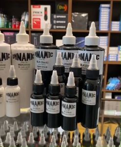 ไดนามิก BLK 1-2-8 oz. สีดำ หมึกดำ ไดนามิก