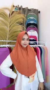 ALMAHIRA SHOP - HIJAB BERGO DZEVADA INSTAN MATT JERSEY BY ALMAHIRA SHOP