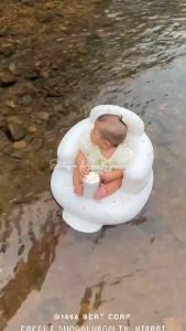 Sofa Angin Portabel Kursi Bayi Yang Digunakan Untuk Melatih Posisi Duduk Bayi Memberi Makan Dan Bermain