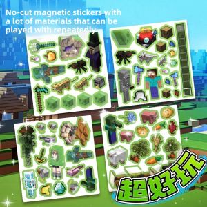 Magnetic Quiet Book for Boys Magnetic Sticker Craft Toy