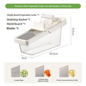 FaSoLa | Multi-Function Potato Slicer and Cutter Grater