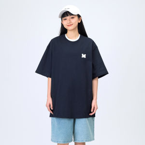 Mannstu Summer round Neck Short Sleeve T-Shirt Letter Print Cotton Streetwear for Men And Women Casual Comfortable Tee