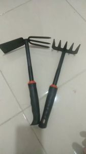 PACUL GARUK GARUT CANGKUL GARPU MINI 2 IN 1 FUNGSI ALAT BERKEBUN Garukan mini