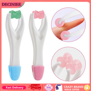 DECINIEE 100% Crystal Jade Finger Massager Roller Type Joint Massage Finger Relief Hand Soreness Tiger Point Massage Clip Relax Double Rubber Roller Massage