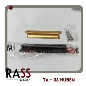 Handle Pegangan Tarikan Aluminium TA-06 Huben Hitam Gold
