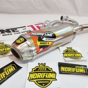 Knalpot Racing Crf 150 l Dtracker WR155 KLX Viar Cros NORIFUMI COMPETITION New