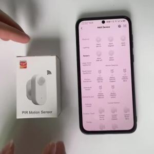 iHSENO(IHSENO) | Cảm Biến Chuyển Động Tuya Zigbee PIR 360 Độ ° Báo Động An Ninh Nhà Thông Minh Phát Hiện Người Có Thể Xoay Được Hoạt Động Với Alexa Google Assistant