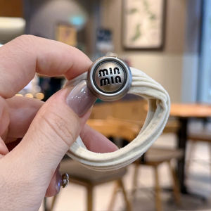 Dây Buộc Tóc Chữ Min Dành Cho Nữ Dây Thun Co Giãn Cao Dây Thun Bền Dây Buộc Tóc Bằng Vải Dây Buộc Tóc Đơn Giản Dây Buộc Tóc Bằng Cao Su