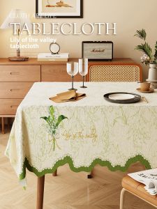 YINSHANG | Waterproof Heat Resistant Wash-Free Linen Tablecloth