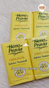 Heno de Pravia Original (Jabon Natural) Moisturizing Bath BAR SOAP (115g) - BUNDLE PACK