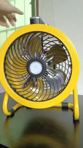 10/12/14inch Portable fan 12-speed blower Outdoor lighting ventilation fan stainless steel fan blade