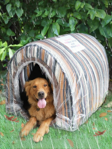 New Pet | Outdoor Winter Insulated Closed Design Large Dog Pet Tent