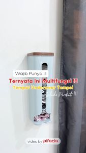 PIFACIA Dispenser Kresek Tempat Penyimpanan Kantong Plastik Tempel