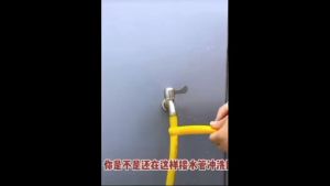 Kran Cabang SUS 304 dan Jet Shower Toilet Hitam Matte 1/2 Inch dengan Selang 3M Kran Air Double Kran Washing Machine Bidet Spray