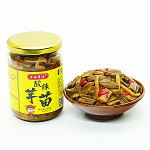 Sour and Spicy Taro Seedlings Sour Ready to Be Served Guangxi Specialty Sour Taro Seedlings Taro Stem Taro Lotus Pickled Cabbage Sour Bamboo Shoot Refreshing Dish Goes with Rice