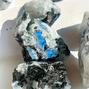 Đá Mặt Trăng Bohemian Thô Tự Nhiên Nhiều Màu Sắc Dùng Cho Trị Liệu Hương Thơm Trang Trí Nhà Cửa Quà Tặng Yoga Bộ Sưu Tập Khoáng Vật