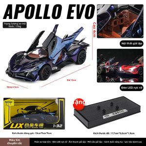 HUIYAO | Mô Hình Xe Diecast Có Đèn cho Bé Trai