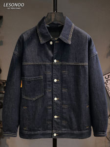 LIANSENNIAO | Áo Khoác Denim Rửa Màu Nam