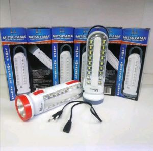 (COD)-senter emergency  MS - 6033 Matsuyama USB charging 2 mode cahaya putih & kuning