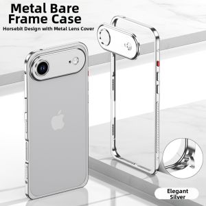 BOSKJUE | Metal Frame Protective Case for iPhone 17 Pro with Heat Dissipation and Ventilation