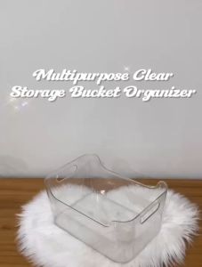 LOCAUPIN High Quality PET Material with High Transparent & Space-Saving Organizer for Wardrobe Toys Books & More