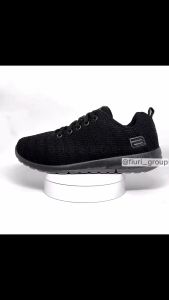 FIURI - Ando - REBECCA 33-40 FULL HITAM - Sepatu Kets Wanita - Sepatu Sneakers Wanita - Sepatu Olahraga Sport Wanita - Sepatu Casual - Sepatu Jogging Lari Fitness Gym Senam Wanita - Sepatu Anak Perempuan Cewek -Sepatu Sekolah Bertali SD SMP SMA