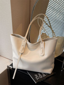 Large Capacity Casual Soft Leather Commuter Bag Womens 2025 New Fashion Travel Single Shoulder Tote Bag for Work And Class