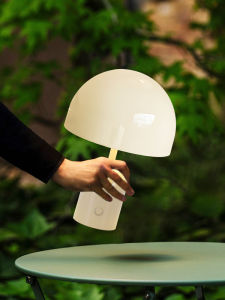 Rechargeable Touch Control Retro Bell Shaped Luxury Bedroom Lamp