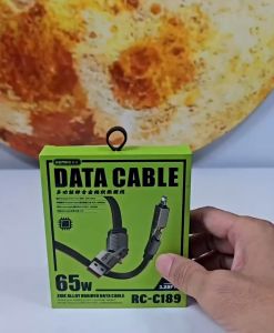 Cáp sạc nhanh 65W 4 đầu 4in1 Remax RC-C189 và Cáp sạc nhanh 4 đầu 65W 4in1 (rẻ không hiệu)