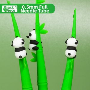 Cute Panda Flower Design Soft Silicone Shaker Pen