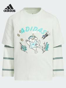 adidas | Childrens Cartoon Print Breathable Long Sleeve T-shirt