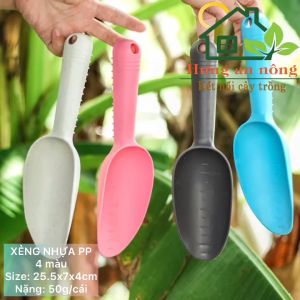 L1 - Xẻng nhựa cầm tay xúc đất chăm sóc vườn size 25.5x7x4cm
