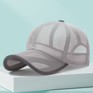 Summer Men Hat Openwork Brim Breathable Mesh Cap Outdoor Sports Sunscreen Baseball Women Sunhat