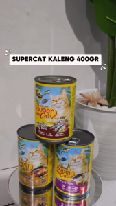 Supercat kaleng 400gr makanan kucing