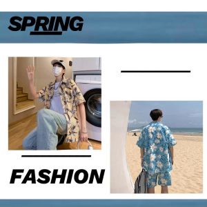 LHSunshine แฟชั่นใหม่  เสื้อเชิ้ตคอปกแฟชั่นผู้ชาย งานสวยมาก ผ้าไม่หนาไม่บาง ใส่สบาย ระบายอากาศได้ดี ราคาถูกแบบนี้ซื้อเลยรออะไร