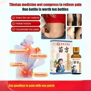 Chuanxiong safflower moxibustion liquid 川芎红花苗灸液 Herbal formula relieve joint pain medicated oil