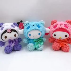 20cm Cute Cartoon Plush Toy Colorful Kuromi Cinnamoroll Melody Plushie Doll Toys Birthday Gift