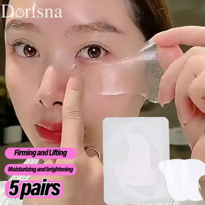 Dorisna Hydrogel Eye Mask Elastic Mesh Lifting Eye Mask Anti-wrinkle Firming Moisturizing Brighting Anti Dark Circles Eye Patches Eyes Skin Care