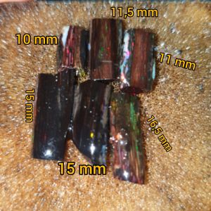 paket bahan batu kalimaya black opal sempur ruyung isi 6 pcs jaminan jarong jozx