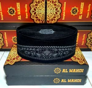 Peci Motif Hitam Songkok Hitam Exlusive