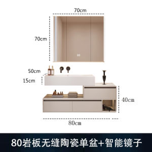 DuPont Corian Stone Plate Hot Bend Whole Washbin Bathroom Cabinet Combination Bathroom Sink Washbasin Washstand Customization