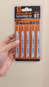 TOOLMAK Mata Jigsaw Kayu 5PCS Jig Saw Blade Wood Set TMK19669