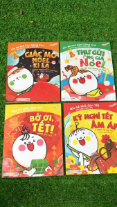 Sách Ehon Song Ngữ - Miu Bé Nhỏ Đón Giáng Sinh và Đón Tết - Số Đặc Biệt - MUKI