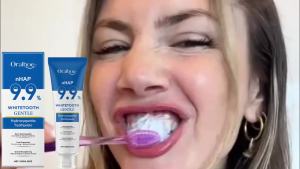 oralhoe | Mint Brightening Toothpaste Gentle Daily Oral Care Enamel Friendly Fresh Breath Surface Stain Removal 120g