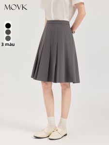 MOVK | Váy Xòe Ngắn Màu Cà Phê Xám